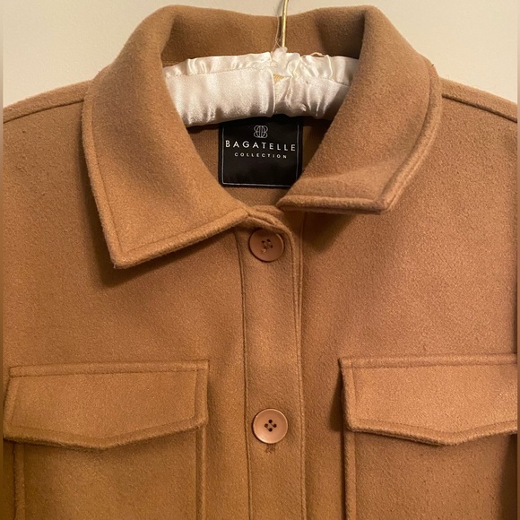 Brown Shirt Jacket - Picture 2 of 3